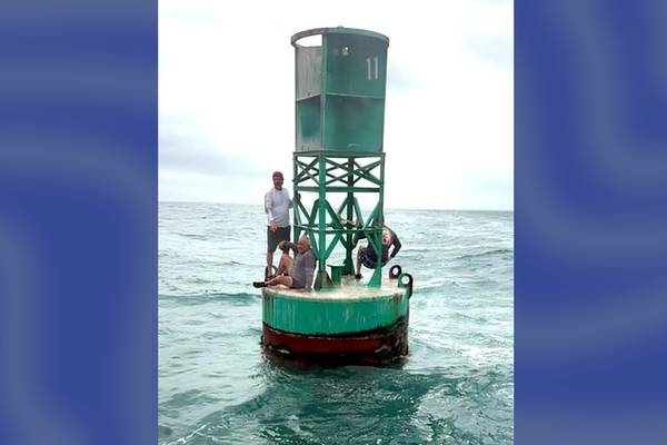 Oh, buoy: Coast Guard rescues 3 men after boat takes on water in Tampa Bay