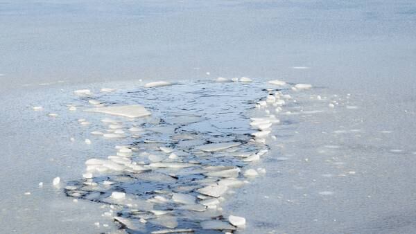 Man rescues two teenagers who fell through ice into pond