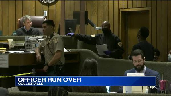 WATCH: Witness saw arrest of man who allegedly ran over Collierville officer