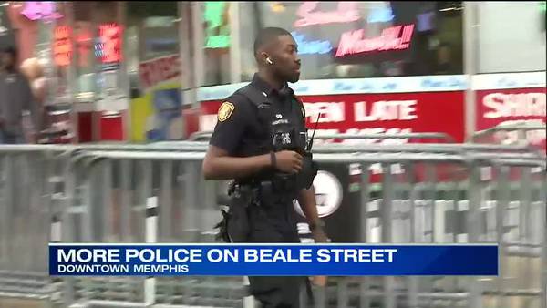 WATCH: More police coming to Beale Street